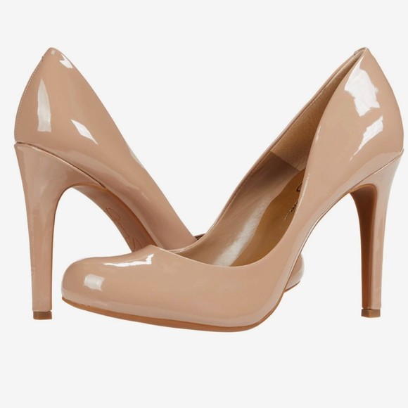 Jessica Simpson Shoes Jessica Simpson Calie Nude Pumps Heels Poshmark